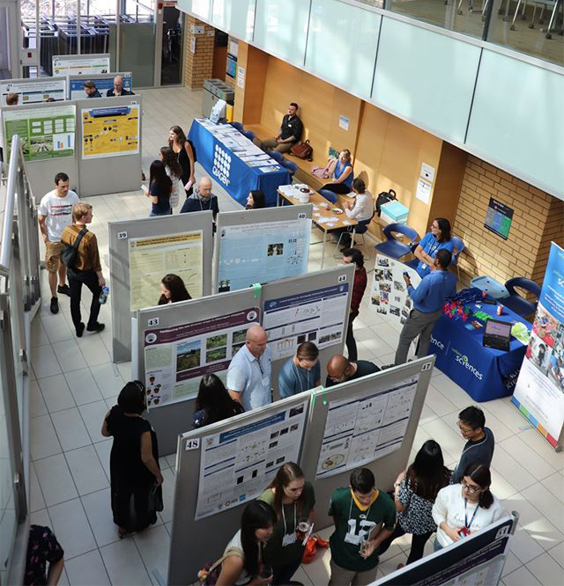Ariel photo of the 2019 Biology Graduate Symposium